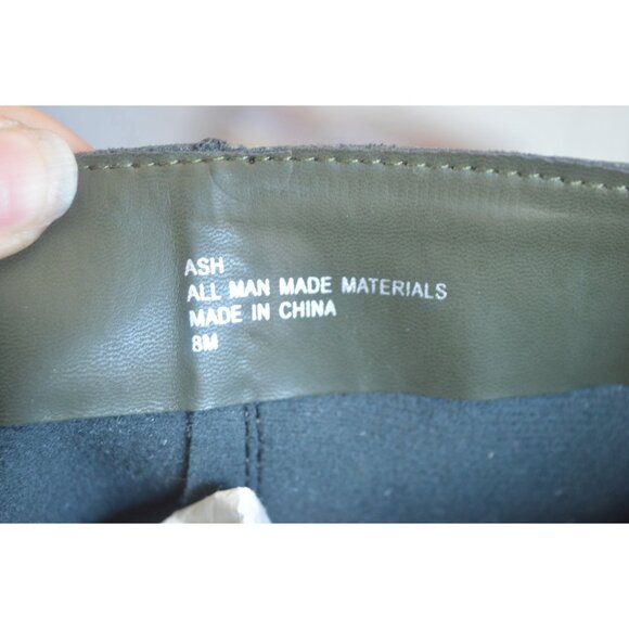 NWOT Wonderly Ash Boots Moss Green Knee High Womens Size 8 Boho Fall Chunky Heel - Picture 9 of 9